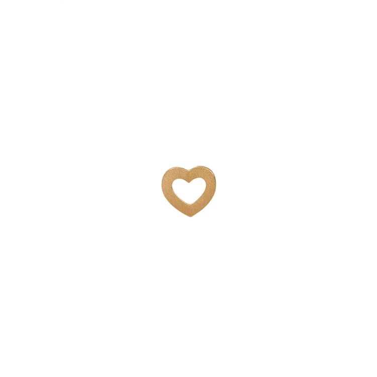 STINE A Jewelry Petit Open Love Heart Earring — Örhängen